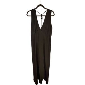 Abercrombie Satin Black Dress Sz XL